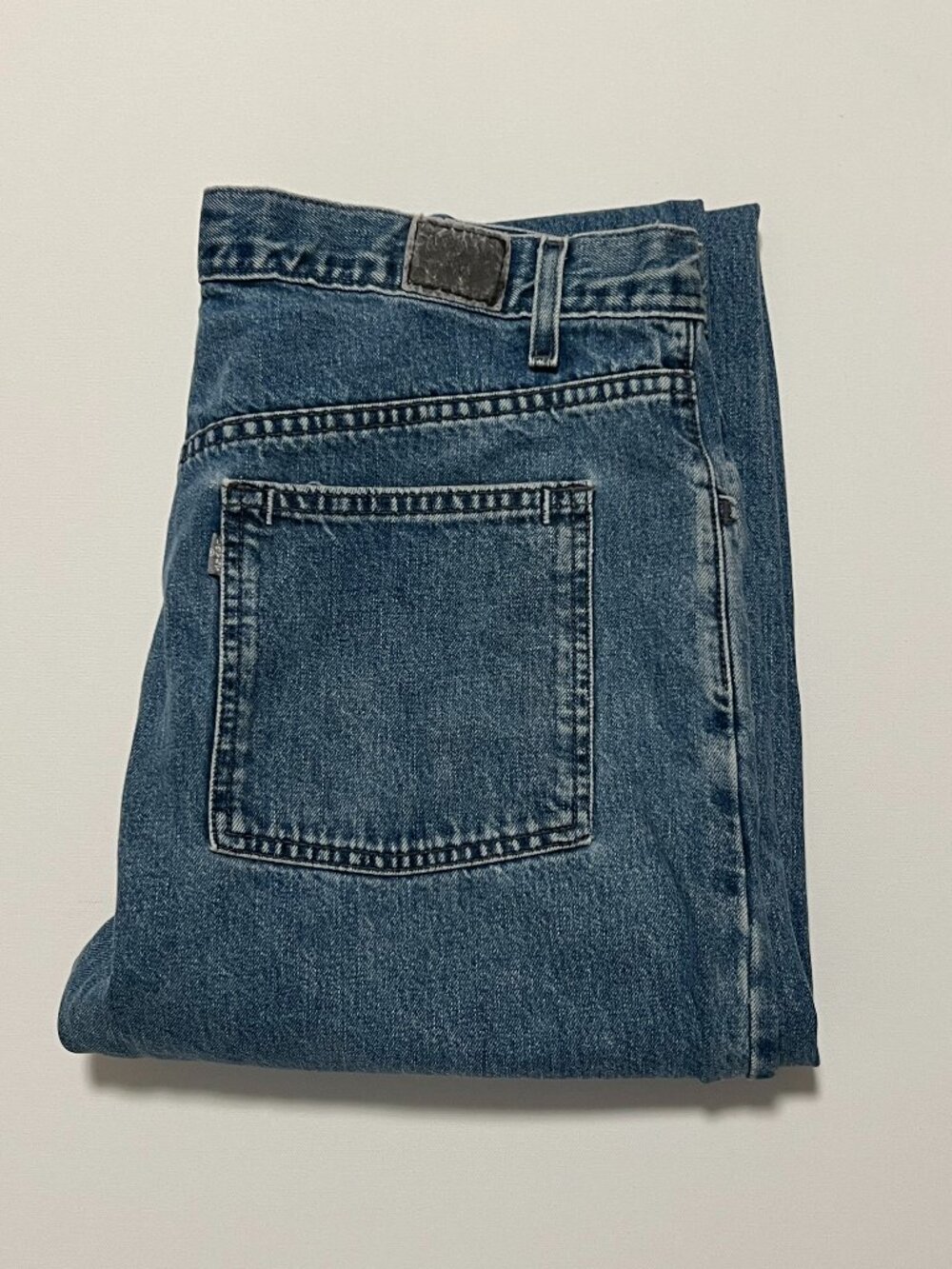Levis Silvertab Relaxed Fit Jeans Light Wash Y2K 2000s Denim Men's size 36x34